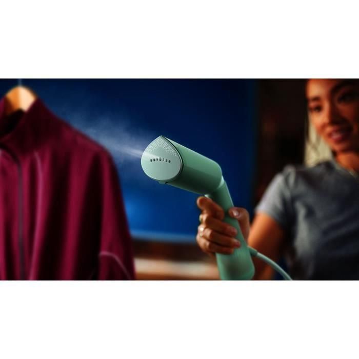 Vaporizador de mano - PHILIPS - STH5010/70 - 1300 W - Cocción al vapor vertical - Flujo de vapor continuo - Cable: 2,5 m - Verde 5 Vaporizador de mano - PHILIPS - STH5010/70 - 1300 W - Cocción al vapor vertical - Flujo de vapor continuo - Cable: 2,5 m - Verde 5