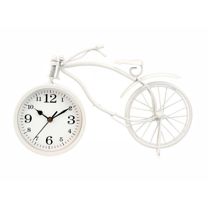 Reloj Forja Bicicleta Blanco 22Cm Giftdecor (4 Unidades) 1 Reloj Forja Bicicleta Blanco 22Cm Giftdecor (4 Unidades) 1