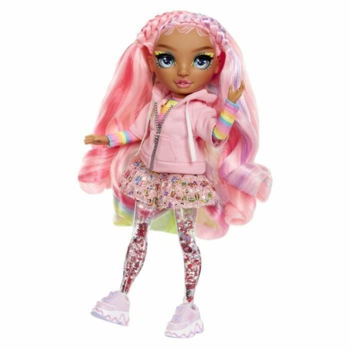 Rainbow High - Sparkle & Shine - Muñeca fashion de 27 cm - Rosa - Piernas con líquido brillante - A partir de 4 años 5