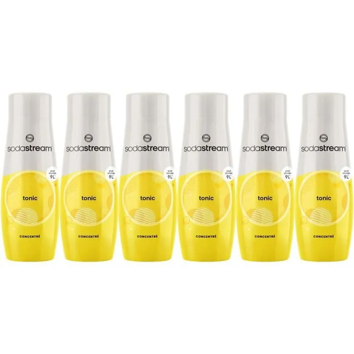 Sodastream SOD7290116748689 Pack 6 Concentrados Tónicos para Bebidas Hasta 54L 440ml 0 Sodastream SOD7290116748689 Pack 6 Concentrados Tónicos para Bebidas Hasta 54L 440ml 0