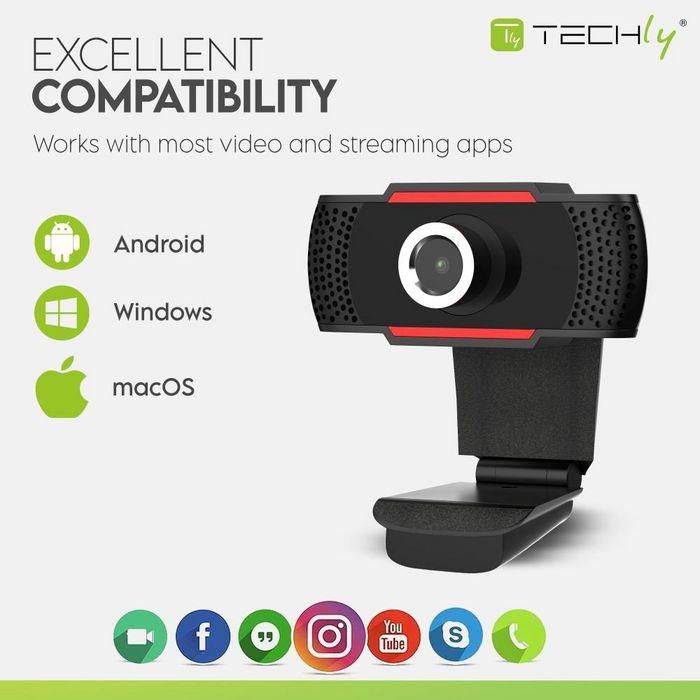 Techly CMOS, 1920x1080, 25 fps, USB 2.0, 75x25x35 mm 8 Techly CMOS, 1920x1080, 25 fps, USB 2.0, 75x25x35 mm 8