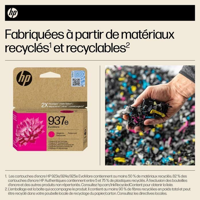HP 937e EvoMore Magenta Original Ink Cartridge 38 HP 937e EvoMore Magenta Original Ink Cartridge 38