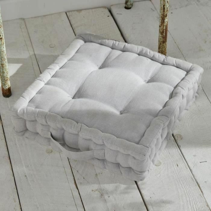 Today TOD1700239379098 Cojín de suelo HOY CHARME, Slub Chambray con Bordado Constance, 40x40x10 cm 3 Today TOD1700239379098 Cojín de suelo HOY CHARME, Slub Chambray con Bordado Constance, 40x40x10 cm 3