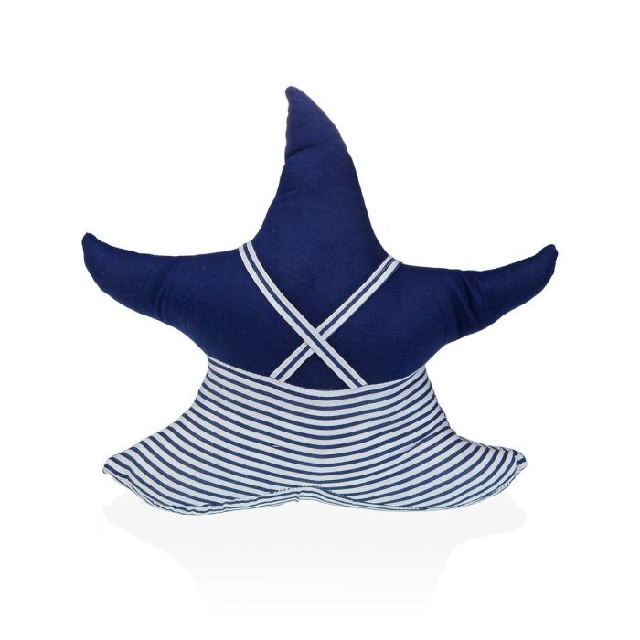 Sujetador de puerta Versa Poliéster 10 x 29 x 27 cm Estrella de mar 1