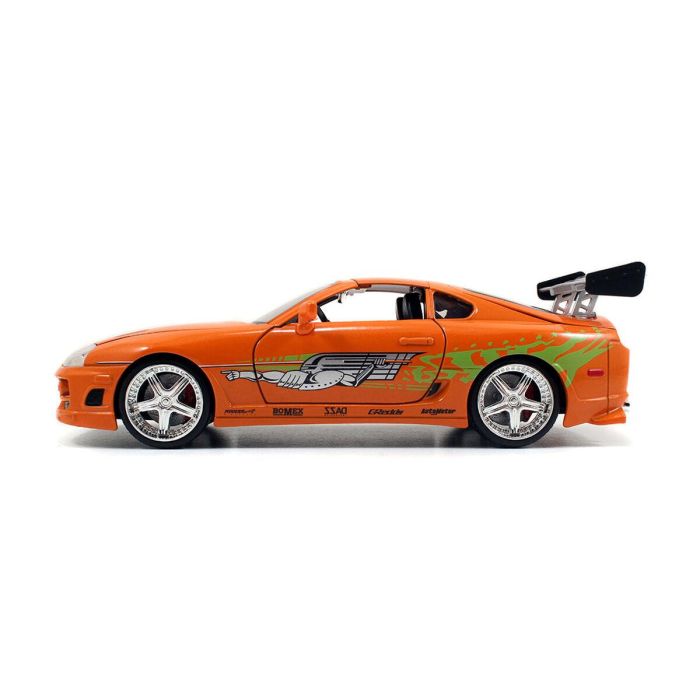Coche metal supra fast&furious con figura brian escala 1:24 4 Coche metal supra fast&furious con figura brian escala 1:24 4