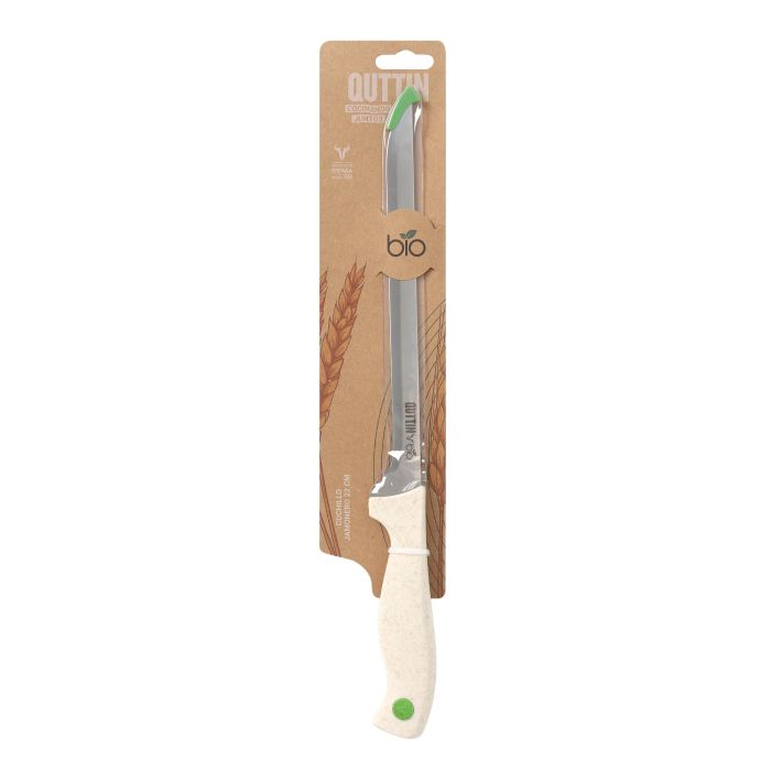 Quttin Cuchillo Jamonero de 22 cm para Cortar Jamón, Colección Bio (24 Unidades) 1