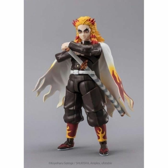 Bandai BAN1736489429386 Figura articulada Ultimate Legends HD Demon Slayer Kyojuro Rengoku 12 cm 4