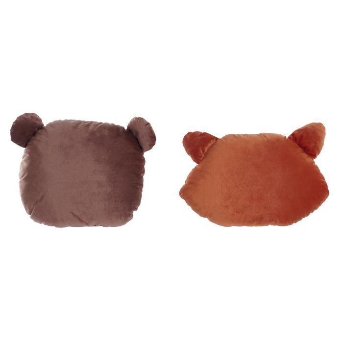 DKD Home Decor Cojin Kids Animales del Bosque Naranja Marron Poliester 12 x 28 x 39 cm (6 Unidades) 4 DKD Home Decor Cojin Kids Animales del Bosque Naranja Marron Poliester 12 x 28 x 39 cm (6 Unidades) 4