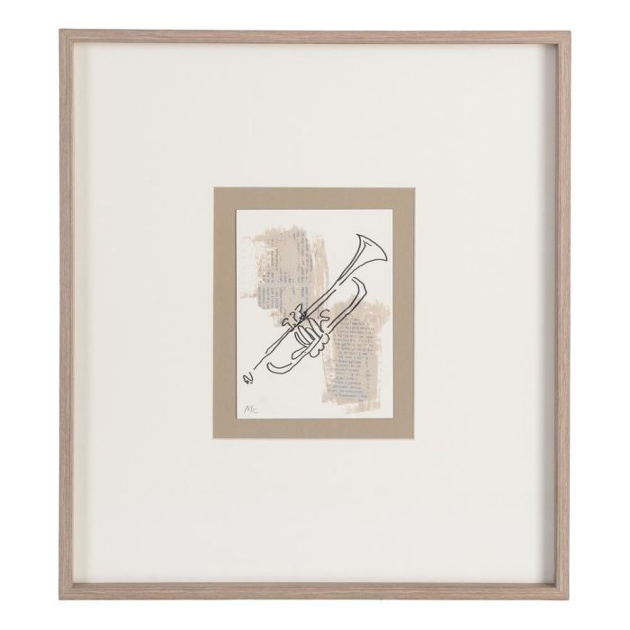 Cuadro Pintura Instrumentos 4/M 44 X 50 cm