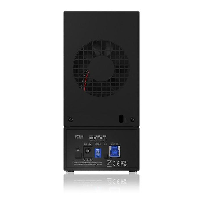 RAID-System. 2x SATA 3.5" zu 1x USB 3.0 RAID 0/1/LARGE/SINGLE ICY BOX 9