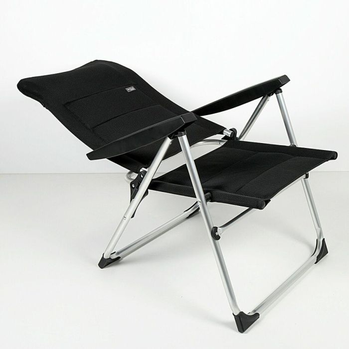 Silla de Playa Aktive Deluxe Plegable Negro 49 x 105 x 59 cm (2 Unidades) 1 Silla de Playa Aktive Deluxe Plegable Negro 49 x 105 x 59 cm (2 Unidades) 1