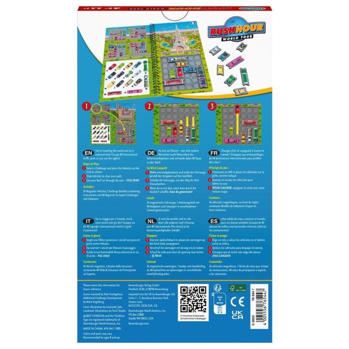 Puzzle Magnético Viaje Rush Hour World 1 Puzzle Magnético Viaje Rush Hour World 1