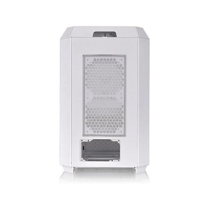 Thermaltake The Tower 300 Micro Torre PC Blanco, micro ATX, Mini-ITX, SPCC, Vidrio templado, hasta 21 cm de altura de CPU, 40 cm de GPU 3