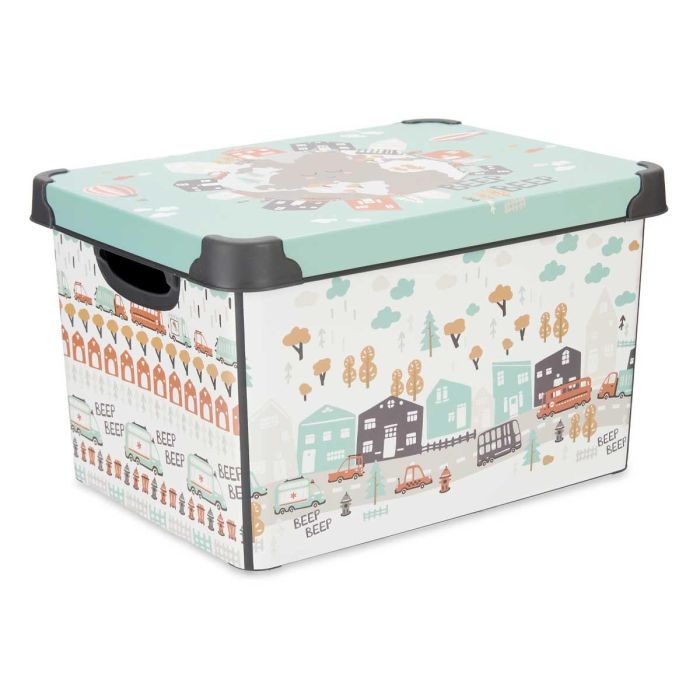Caja de Almacenaje Road Con asas Plástico 17 L (27,5 x 22 x 36,5 cm) 1 Caja de Almacenaje Road Con asas Plástico 17 L (27,5 x 22 x 36,5 cm) 1