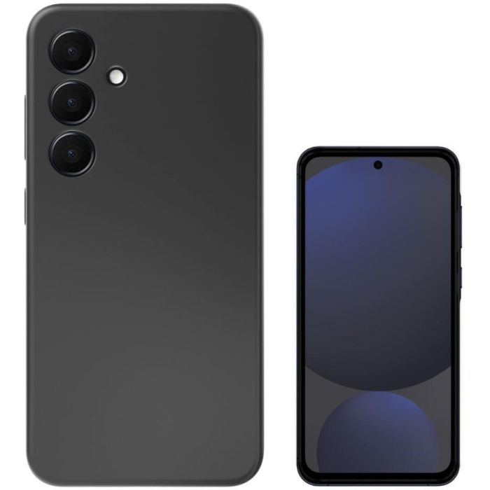 4smarts Funda de Silicona Cupertino para Samsung Galaxy A36, Negro