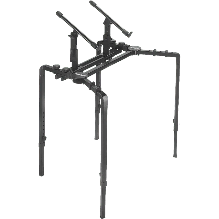 Quiklok Mesa Plegable XL para Teclado, Mezclador y Altavoz con Altura Ajustable (740-1180mm) - Carga Máxima 113.10 kg 2