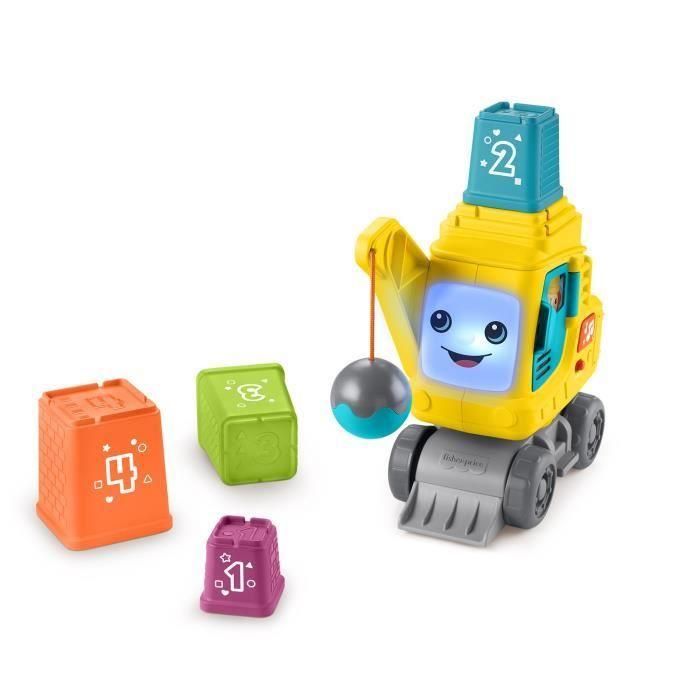 Fisher-Price HXF48 Excavadora de Cuenta de Pilas E3