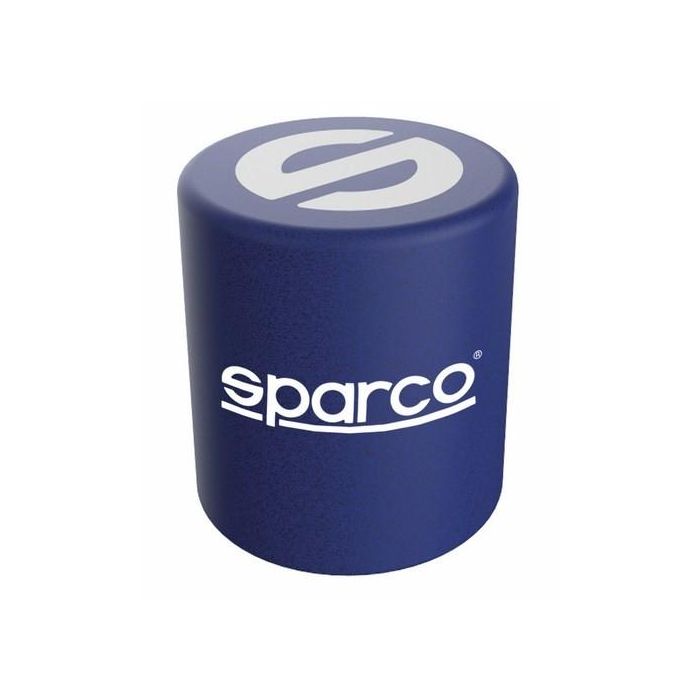 Sparco S0750006B Pouf Redondo Diámetro 40 Cm Alto 40 Cm Con Logo S Impreso
