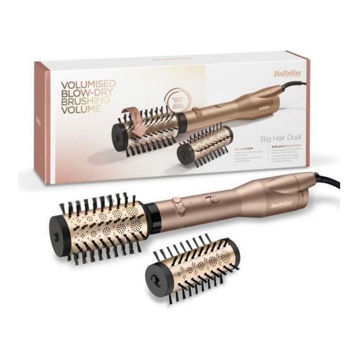 BaByliss AS952E Big Hair Dual | Cepillo Giratorio 650W Iónico para Volumen y Peinado | 50mm y 40mm | 2 Temperaturas y Aire Frío 3