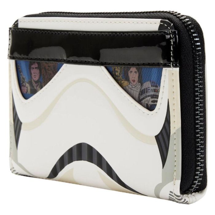 Loungefly Cartera Star Wars Stormtrooper - Licencia Oficial, Cuero PU 1 Loungefly Cartera Star Wars Stormtrooper - Licencia Oficial, Cuero PU 1