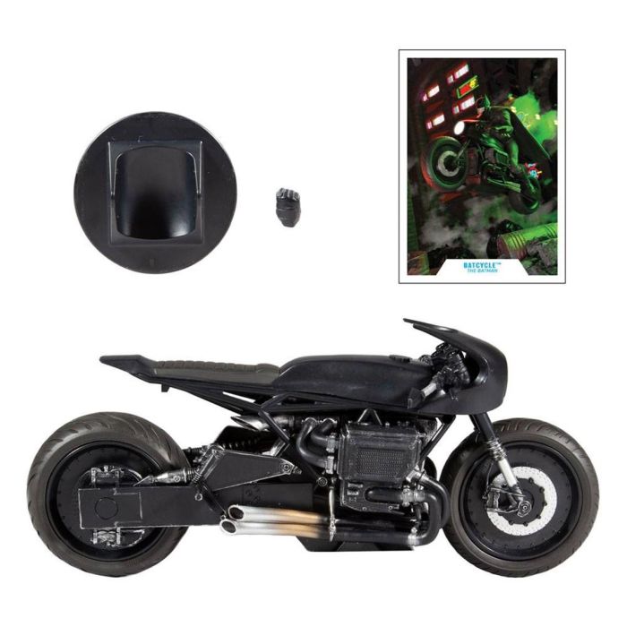 Mcfarlane toys DC Multiverse Figura de la moto de Batman, 18 cm 4