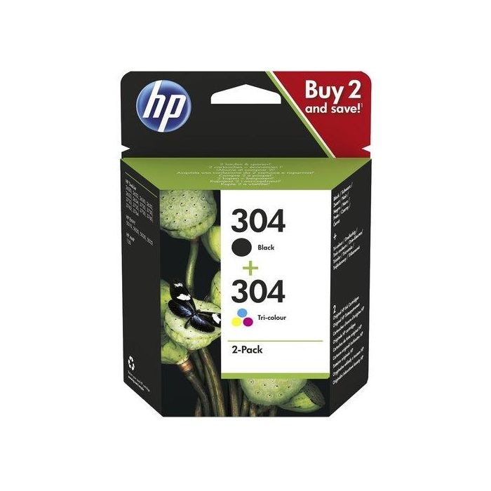 HP DeskJet 3720 Combo Pack 2 Negro y Color Nº304