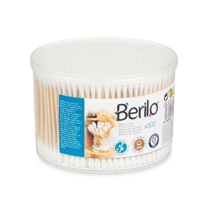 Caja 500 Bastoncillos Oidos Bambu Berilo 12X8CM (24 Unidades) 2 Caja 500 Bastoncillos Oidos Bambu Berilo 12X8CM (24 Unidades) 2