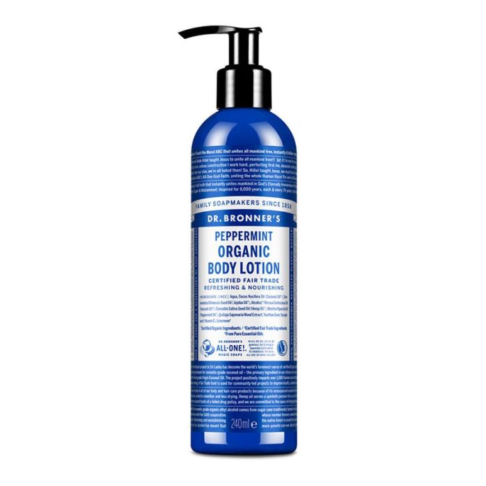 Dr Bronner'S Locion Corporal Menta 240 mL