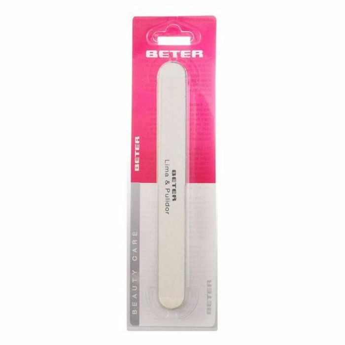 Beter LIMA-PULIDOR Uñas 6 Facetas Lima Pulidor 18 cm Cuidado Manicura Profesional