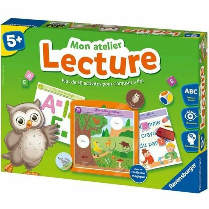 Ravensburger My Reading Workshop: Juego educativo con +50 Actividades para Aprender a Leer, Alfabeto y Reconocer Letras. A partir de 5 años.