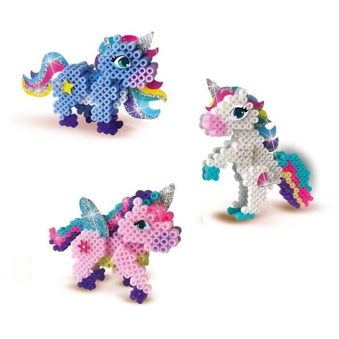 Perlas para planchar - Unicornios - SES CREATIVE - Crea magníficos unicornios en 3D. 5 Perlas para planchar - Unicornios - SES CREATIVE - Crea magníficos unicornios en 3D. 5