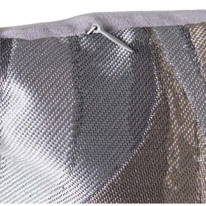 Cojín Alexandra House Living Gris Textil 43 x 43 cm 1