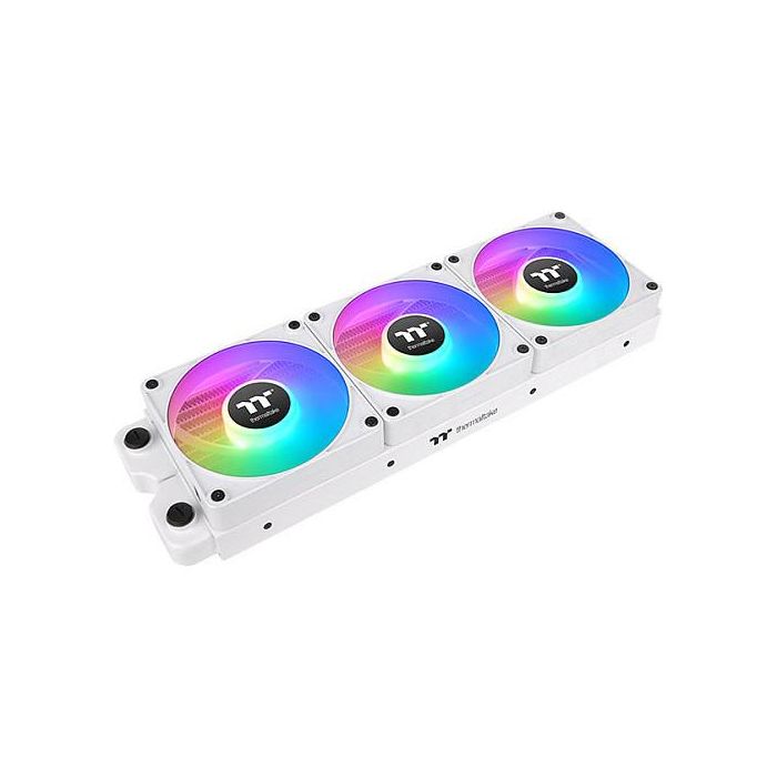 THERMALTAKE CL-F191-PL14SW-A Ventilador de Caja de Ordenador, 14 cm, Hidráulico, Blanco, Pack de 3 Unidades 2