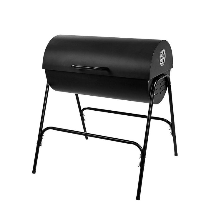 Barbacoa XL de carbon. color negro 79x71x90cm 1