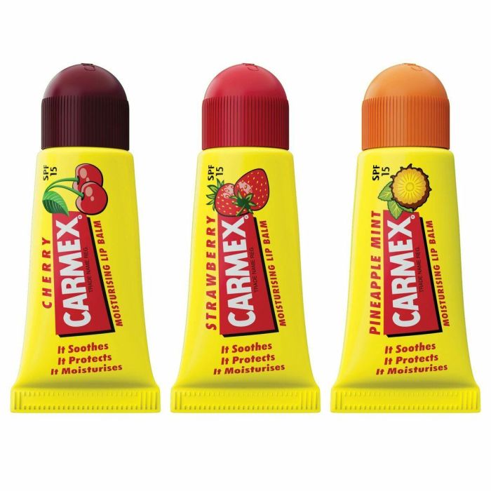 Carmex Minis Bálsamos Labiales Hidratantes SPF15 Triplo Pack 3 Unidades para Labios Agrietados, Secos y con Fisuras. Protege y Alivia. 0 Carmex Minis Bálsamos Labiales Hidratantes SPF15 Triplo Pack 3 Unidades para Labios Agrietados, Secos y con Fisuras. Protege y Alivia. 0