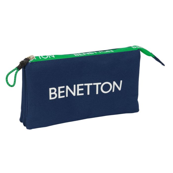 Portatodo Benetton Green Azul marino 22 x 12 x 3 cm