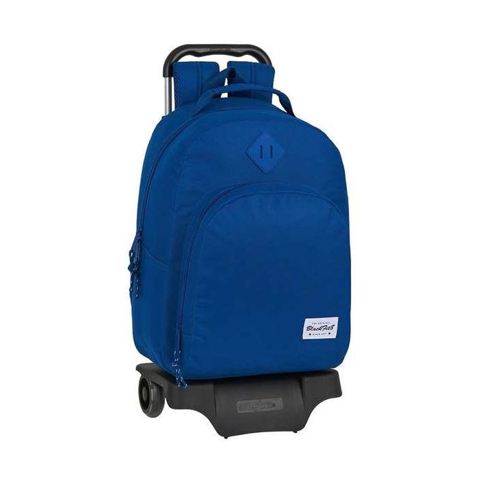 Mochila Escolar con Ruedas 905 BlackFit8 Oxford Azul oscuro (32 x 42 x 15 cm)
