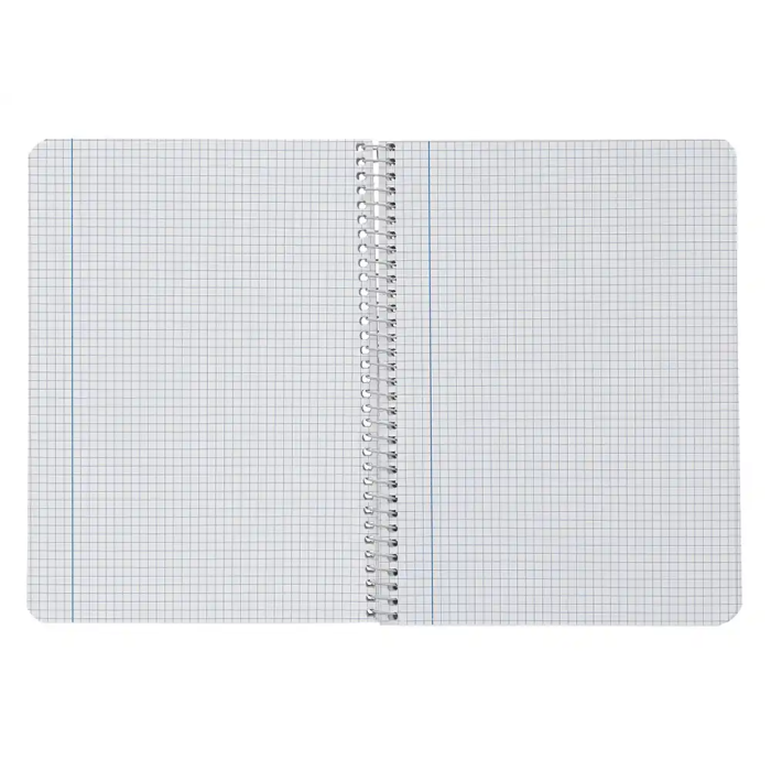Liderpapel Cuaderno Espiral DIN A5 Tapa Blanda 80 Hojas 75gr Cuadro 5mm Colores Surtidos 6