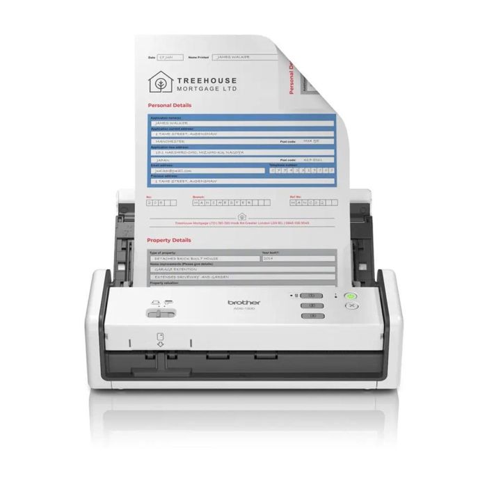 Brother ADS-1300 Escáner de Sobremesa Doble Cara con ADF, USB Tipo-C y Software OCR Incluido Brother ADS-1300 Escáner de Sobremesa Doble Cara con ADF, USB Tipo-C y Software OCR Incluido
