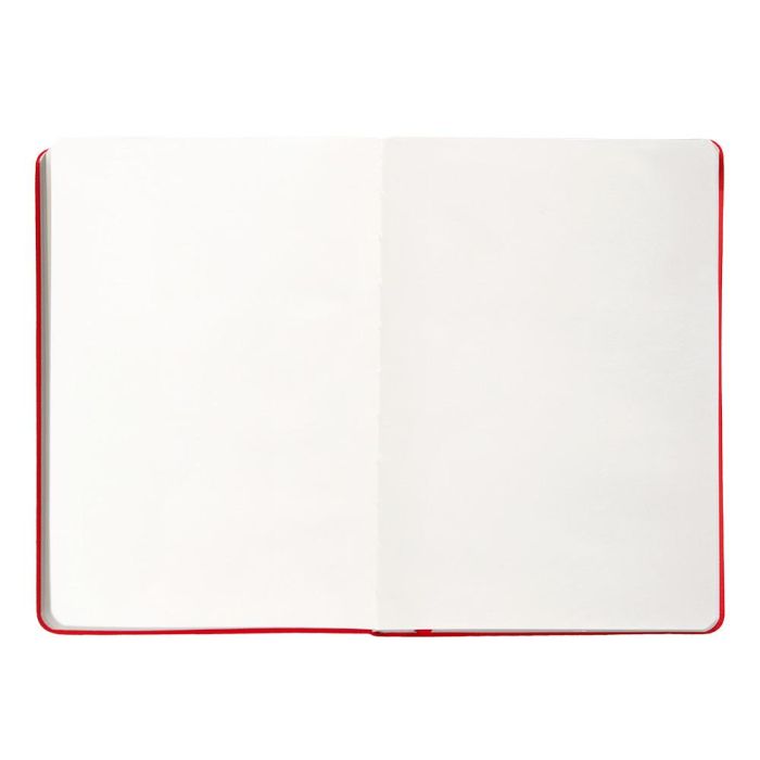 Cuaderno Con Gomilla Antartik Notes Tapa Dura A5 Hojas Lisas Rojo 100 Hojas 80 gr Fsc 7