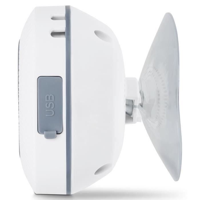 Medion MED1737362723132 Radio de Ducha FM Bluetooth IPX6 con Soporte de Ventosa, Blanco 3