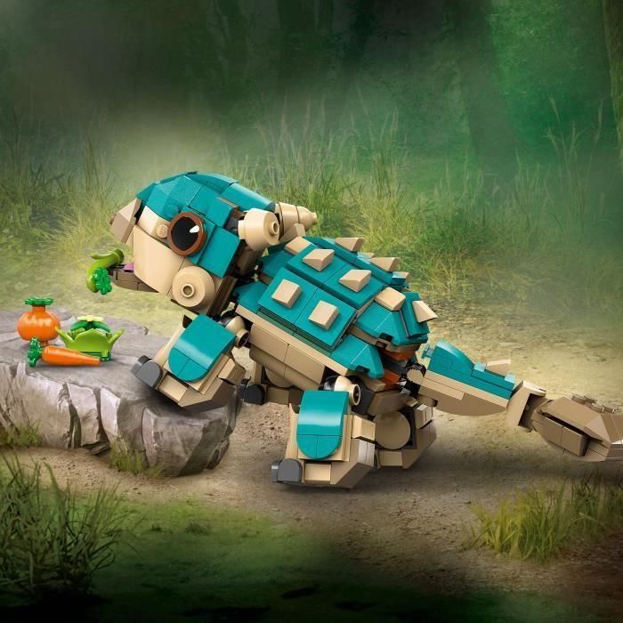 LEGO 76962 Jurassic World Baby Bumpy, el Anquilosaurio - Campamento Cretácico 3