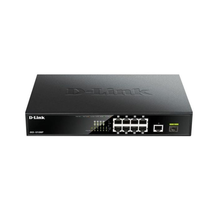 D-Link Switch DGS-1010MP E 10 Puertos Gigabit Ethernet con PoE, No Administrado