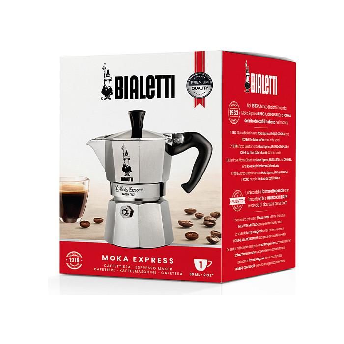 Cafetera Italiana Bialetti 0001161 Plateado 60 ml Cafetera Italiana Bialetti 0001161 Plateado 60 ml