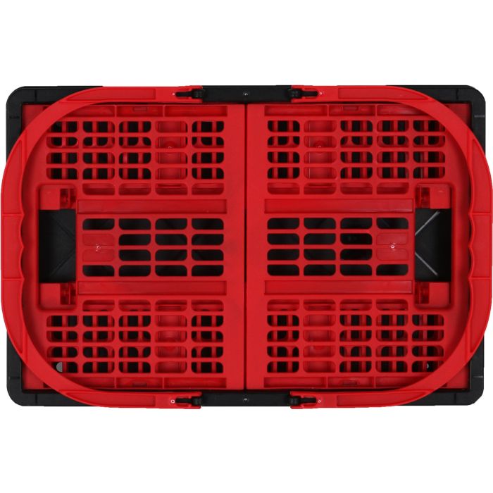 Inde Caja Plegable con Asas 16L Rojo/Negro 39x25.5x21 cm (10 Unidades)