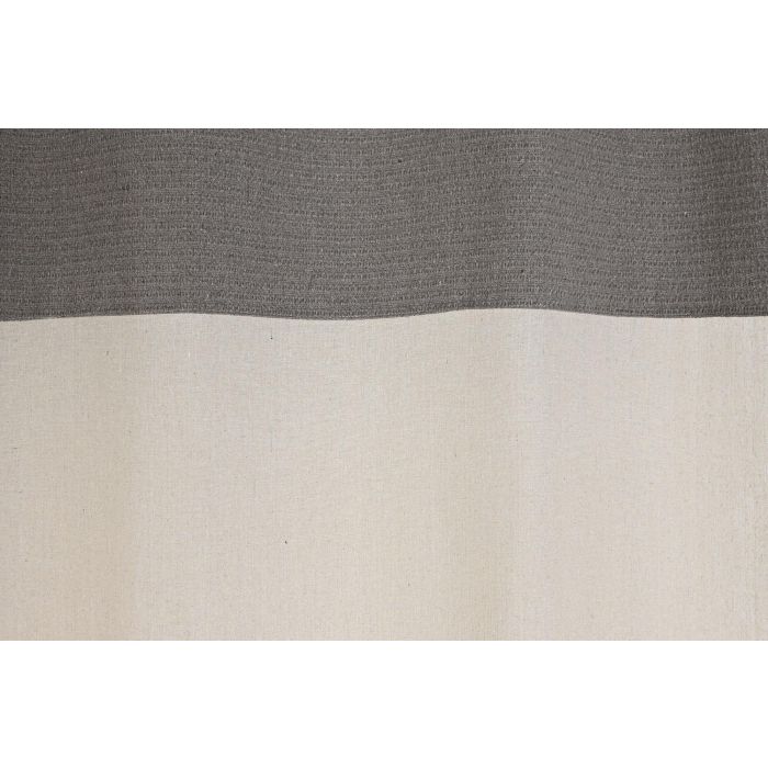 Cortina Cottage DKD Home Decor Natural Marron 260 x 260 x 140 cm (2 Unidades) 2