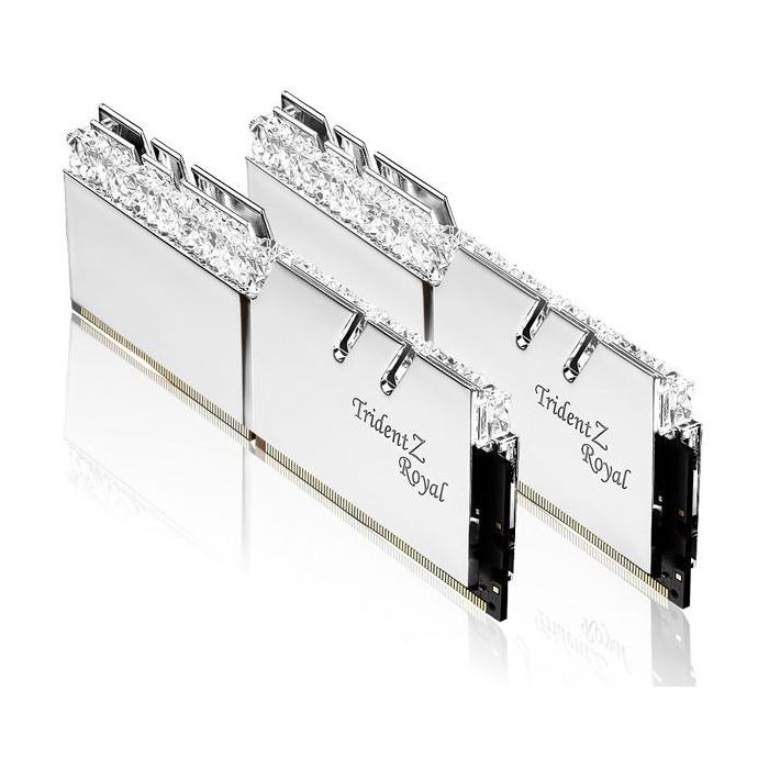 G.Skill F4-3600C16D-32GTRSC Trident Z Royal 32 GB (2x16GB) DDR4 3600 MHz DIMM CL16 Intel XMP para PC 4 G.Skill F4-3600C16D-32GTRSC Trident Z Royal 32 GB (2x16GB) DDR4 3600 MHz DIMM CL16 Intel XMP para PC 4