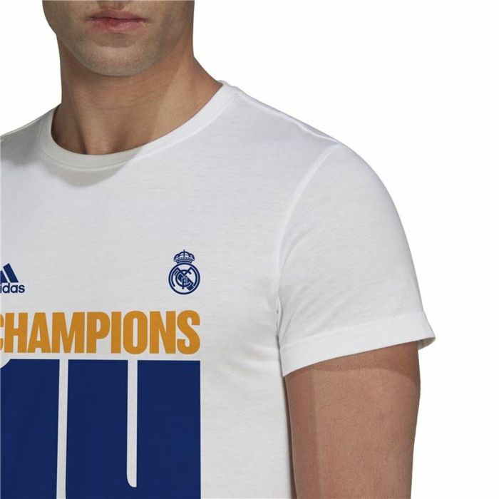 Camiseta de Fútbol de Manga Corta Hombre Adidas Real Madrid Champions 2022 2 Camiseta de Fútbol de Manga Corta Hombre Adidas Real Madrid Champions 2022 2