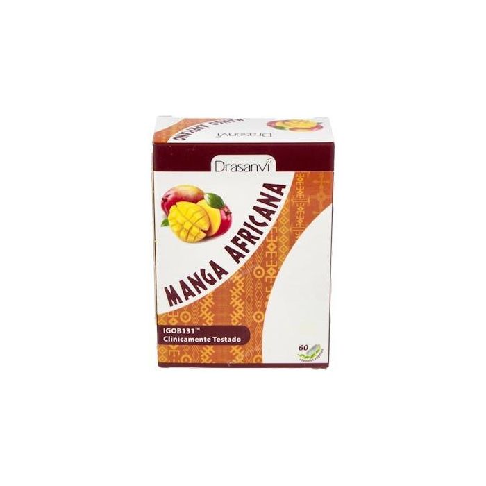 DRASANVI Mango Africano Extracto Seco 600mg 60 Cápsulas con 40% Polifenoles e IGOB131™
