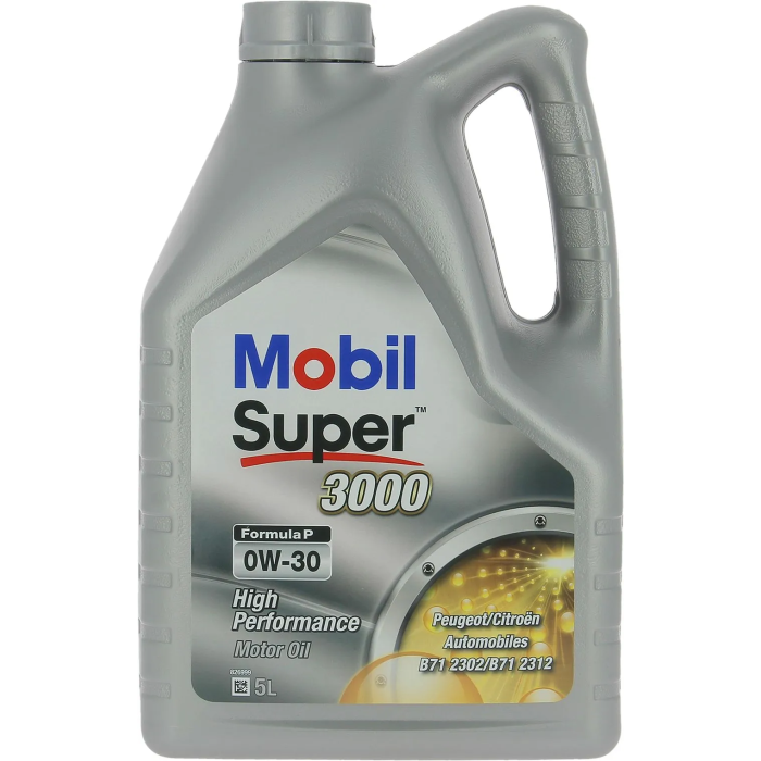 Mobil Aceite de motor sintético S3000 Formula-P 0W30 5 L para sistemas de reducción de emisiones 1 Mobil Aceite de motor sintético S3000 Formula-P 0W30 5 L para sistemas de reducción de emisiones 1
